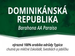 DOMINIKÁNSKÁ REPUBLIKA Barahona AA Paraiso 1000g - 100% ARABICA 